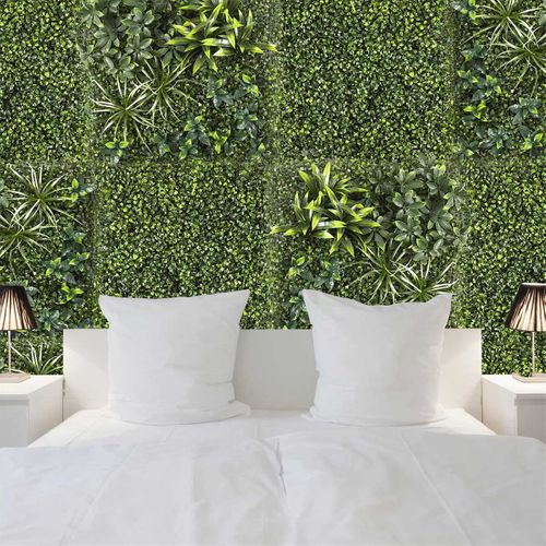Mur Végétal Artificiel "panache" 50x50cm Vert