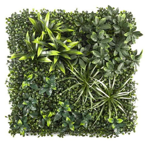 Mur Végétal Artificiel "panache" 50x50cm Vert