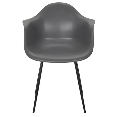 Lot De 4 Chaises Fauteuil "gustav" 85cm Gris