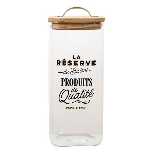 Bocal De Conservation En Verre "bistrot" 1,5l Transparent