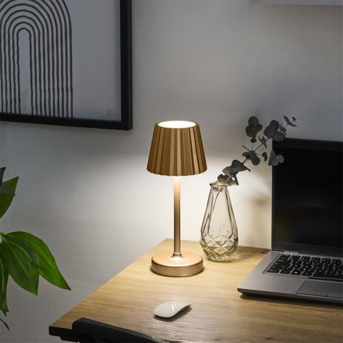 Lampe à Poser Tactile à LED "alana" 26cm Doré