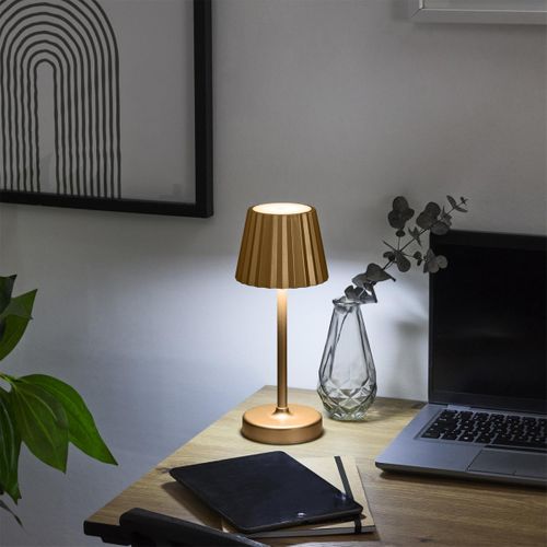 Lampe à Poser Tactile à LED "alana" 26cm Doré
