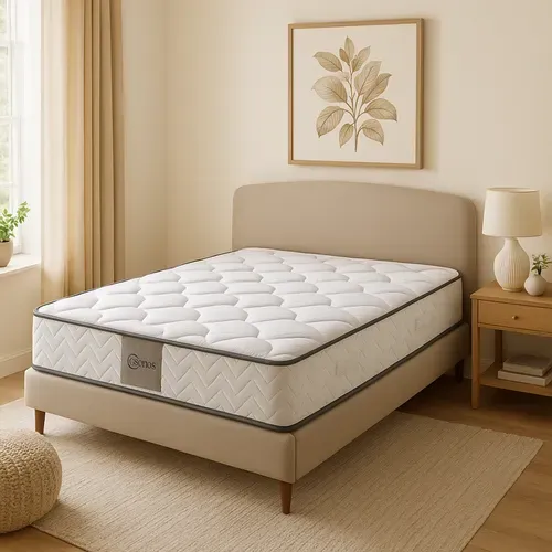 Matelas Cosmos 160 X 200 Cm - Confort Premium - Ressorts Ensachés - 20 Cm D'épaisseur