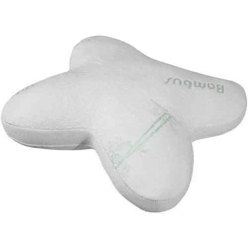 Oreiller Ergonomique Papillon Microfibres 46 X 53 Cm - Ergonomique - Moelleux - Soutien Optimal