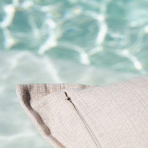 Coussin Extérieur Haute Résistance Déhoussable Ferret - 60x40 Cm - Naturel