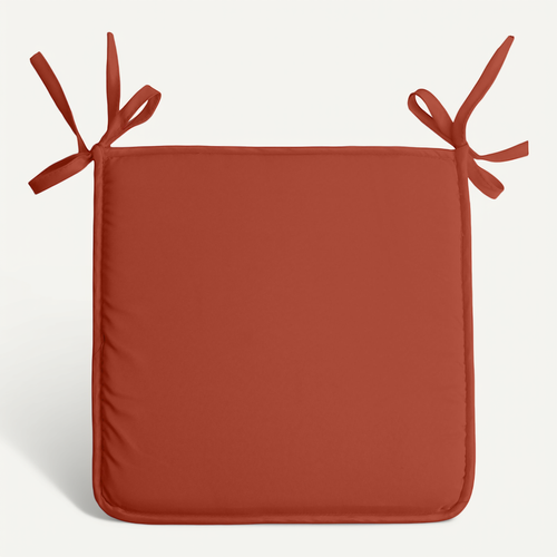 Galette De Chaise Unie Aux Multiples Couleurs - 38x38 Cm - Terracotta