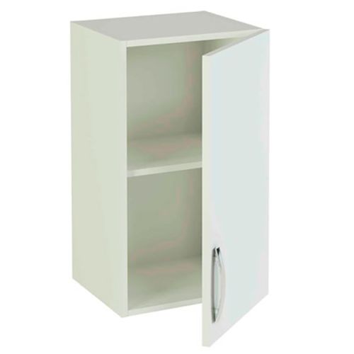 Meuble Haut De Cuisine 1 Porte Coloris Blanc - Hauteur 70 X Longueur 40 X Profondeur 35 Cm
