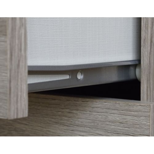 Chiffonnier Meuble De Rangement Coloris Cambrian - H. 110 X L. 40 X P. 40 Cm