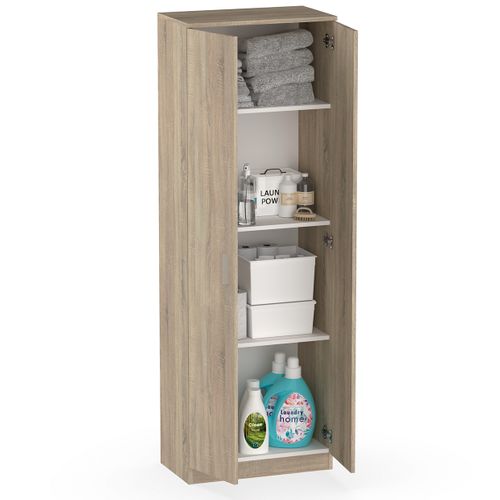 Armoire / Meuble De Rangement Coloris Cambrian - H. 180 X L. 60 X P. 35 Cm