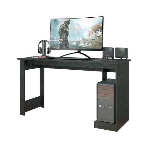 Bureau Gamer / Bureau Informatique Coloris Noir - L. 136 X P. 54 Cm