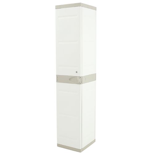 Colonne / Meuble De Rangement Intérieur/extérieur Coloris Beige - L. 44 X P. 35 X H. 176 Cm