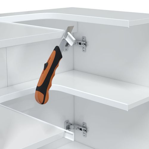 Meuble De Salle De Bain Sous Évier 60 Cm Coloris Blanc Avec 2 Portes