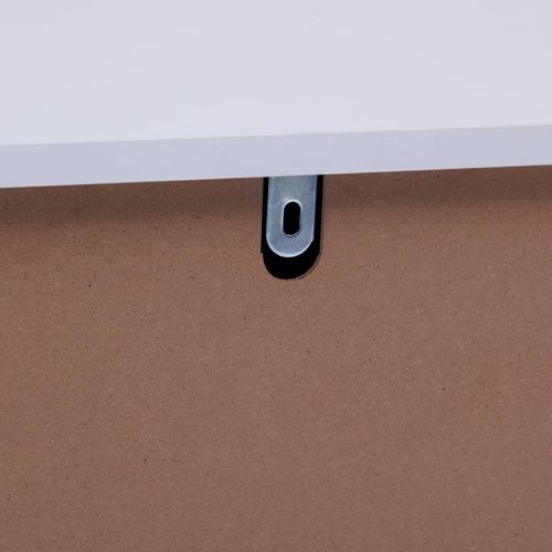 Table De Nuit , Chevet De 3 Tiroirs Coloris Blanc - Longueur 38 X Profondeur 48 X Hauteur 50 Cm