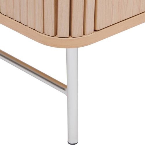 Meuble Sous-lavabo Salle De Bas 2 Portes - Longueur 70 X Largeur 40 X Hauteur 80 Cm