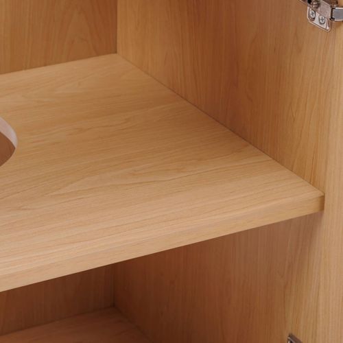 Meuble Sous-lavabo Salle De Bas 2 Portes - Longueur 70 X Largeur 40 X Hauteur 80 Cm