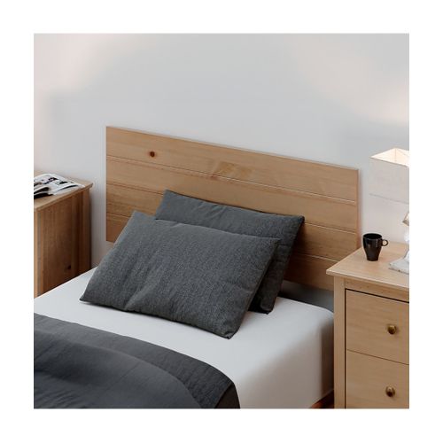 Tête De Lit En Pin Massif Pour Lits De 90 Et 105 Cm Couleur Miel - Longueur 110 X Hauteur 45 Cm