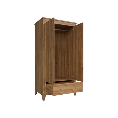 Armoire Placard De Rangement à Deux Portes Avec Tiroir Soft