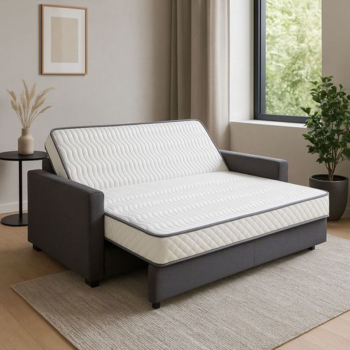 Matelas Ferme BZ 140x200 Cm 10 Cm Latex Hiver 5 Zones Confort Rembourrage 100% Polyester