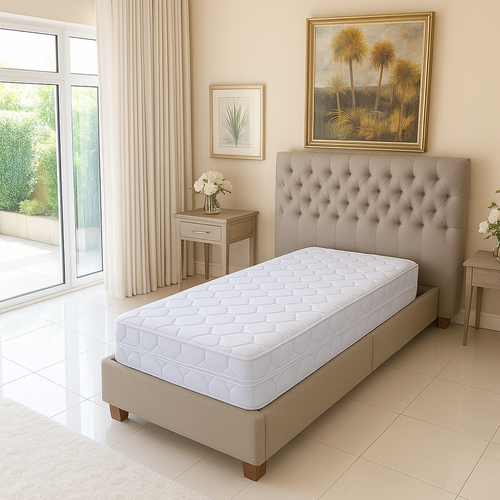 Lot De 2 Matelas Mousse 90x190 Cm - Latex Hiver Et Mémoire De Forme, 22 Cm, Souples Et Déhoussables