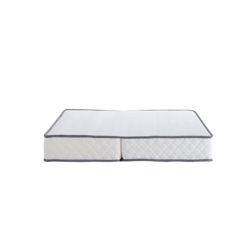 Matelas Ferme Clic Clac 130x190x20 Cm 5 Zones Confort Mousse Haute Résilience 100% Polyester