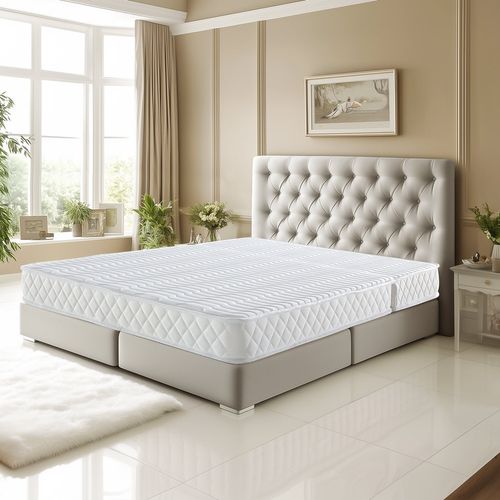 Matelas Très Ferme BZ 140x190 Cm 11 Cm Mousse Haute Résilience 5 Zones De Confort Haute Densité