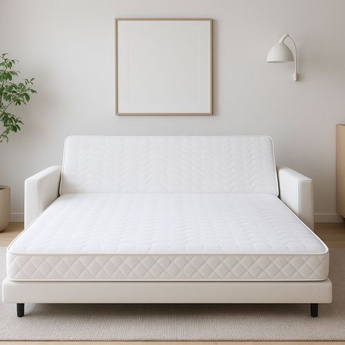 Matelas 160x200 Cm Mi-ferme 16 Cm Ressorts Premium Et Mémoire De Forme 5 Zones De Confort