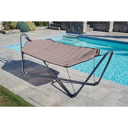 Hamac Sur Pieds Santiago - L. 320 X L. 110 Cm - Taupe