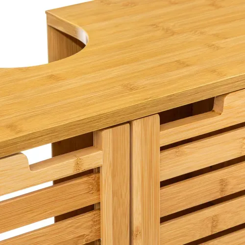 Meuble Sous Lavabo En Bambou Sicela - 60 X H. 80 Cm - Marron