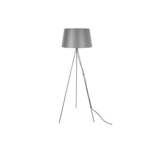 Lampadaire Trépied Moderne En Métal Classy - H. 155 Cm - Gris