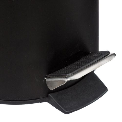 Poubelle à Pédale En Bambou Natureo - 3 L - Noir