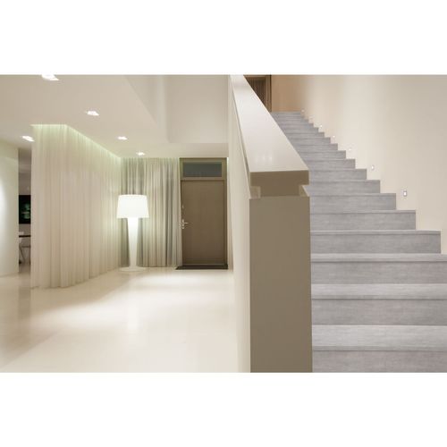 Contremarche Adhésive En Pvc Imitation Béton - L. 100 X L. 17 Cm - Gris