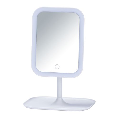 Miroir LED à Poser Bertiolo - Blanc