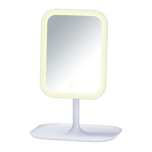 Miroir LED à Poser Bertiolo - Blanc