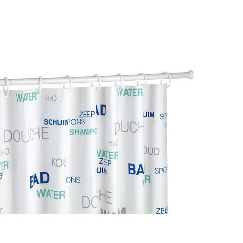 Barre De Douche Télescopique En Aluminium - Blanc