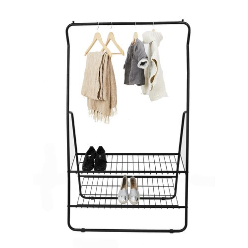 Portant Pour Vêtement En Métal - Noir