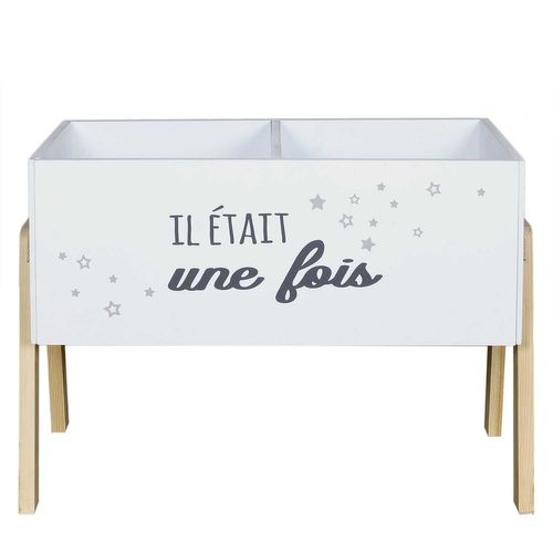 Bac à Livre Pour Enfant En Mdf Il était Une Fois - Blanc