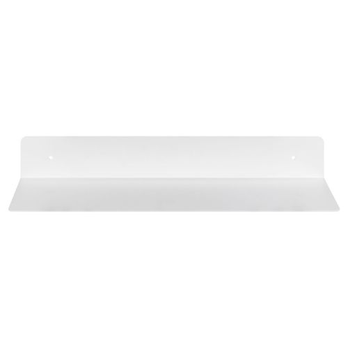Etagère Murale 1 Tablette En Métal - L.50cm X H.7cm - Blanc
