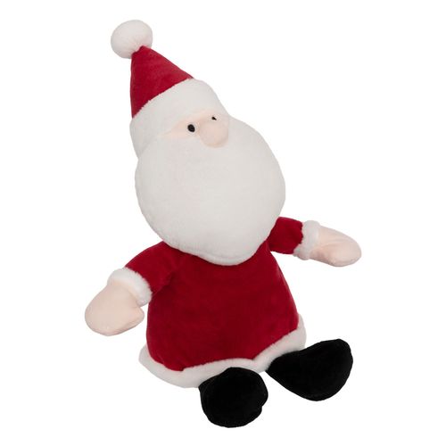 Plaid 90x75 Cm Et Peluche Père Noël - Rouge