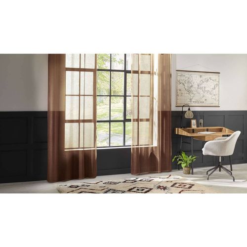 Voilage Moly - 135 X 240 Cm - Terracotta
