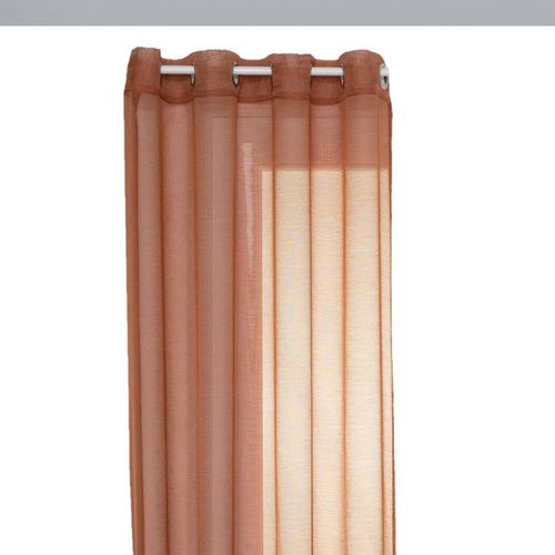 Voilage Moly - 135 X 240 Cm - Terracotta