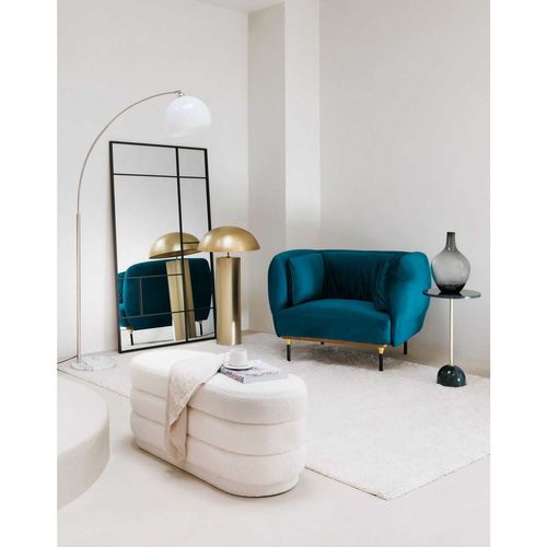 Banc 2 Places En Bouclette - Blanc