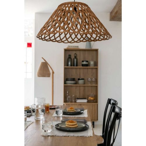 Bibliothèque 2 Portes Colva En Bois - Marron