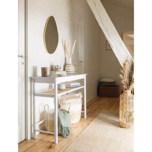 Miroir Forme Organique - 40 X 60 Cm - Doré