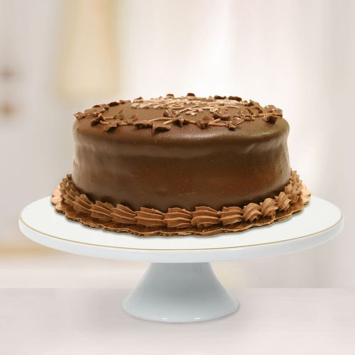 Support à Gâteau En Porcelaine - Blanc Et Doré