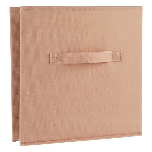 Lot De 6 Boîtes De Rangement En Tissu Mix N' Modul - L. 31 X L. 31 X H. 31 Cm - Nude