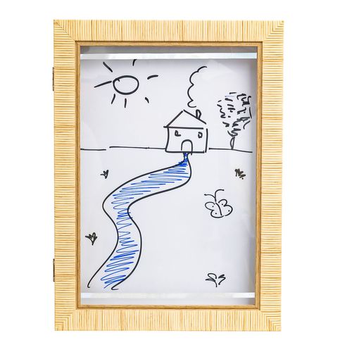 Cadre à Dessin En Bois Thea - Beige