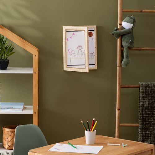 Cadre à Dessin En Bois Thea - Beige