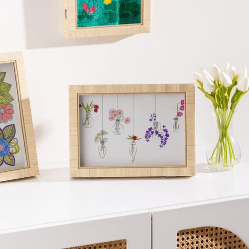 Cadre à Dessin En Bois Thea - Beige