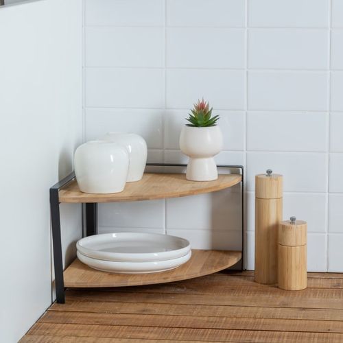 Étagère d'angle 3 niveaux bambou FIVE SIMPLY SMART 22463