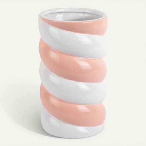 Vase En Céramique Marshmallow Cushia - Rose